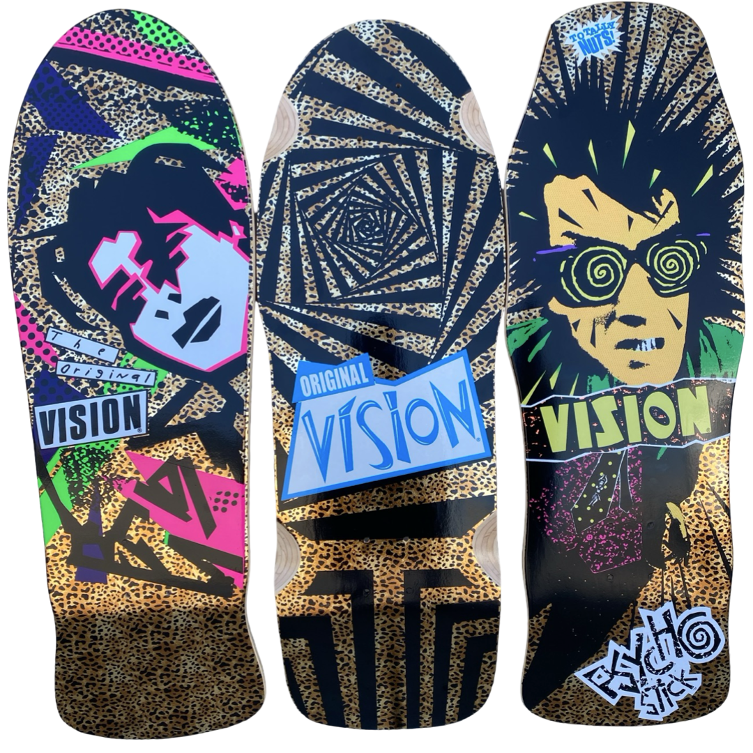 Vision Original Hypnotize LTD Leopard Foil 10" Skateboard Deck