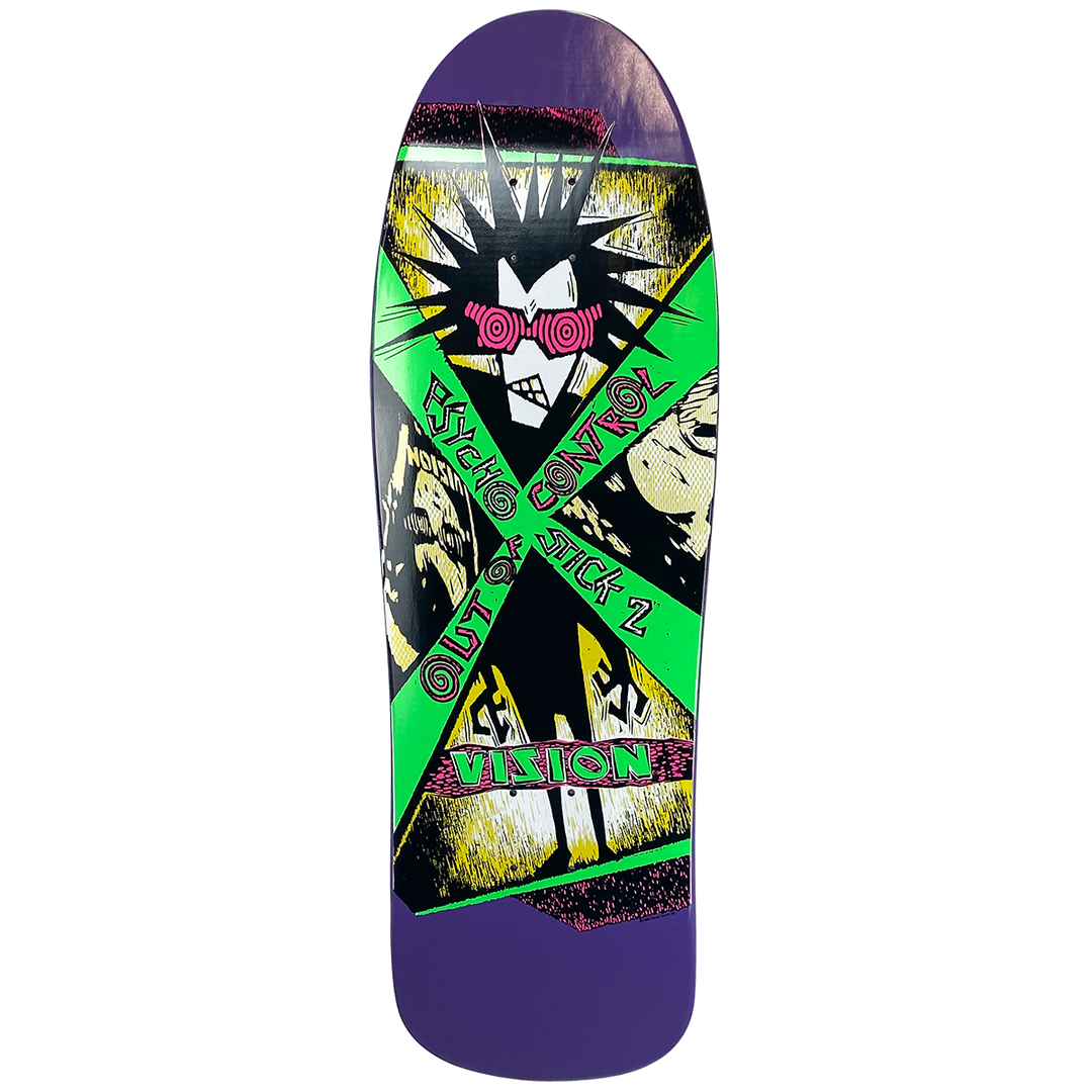 Vision Psycho Stick 2 10" Skateboard Deck