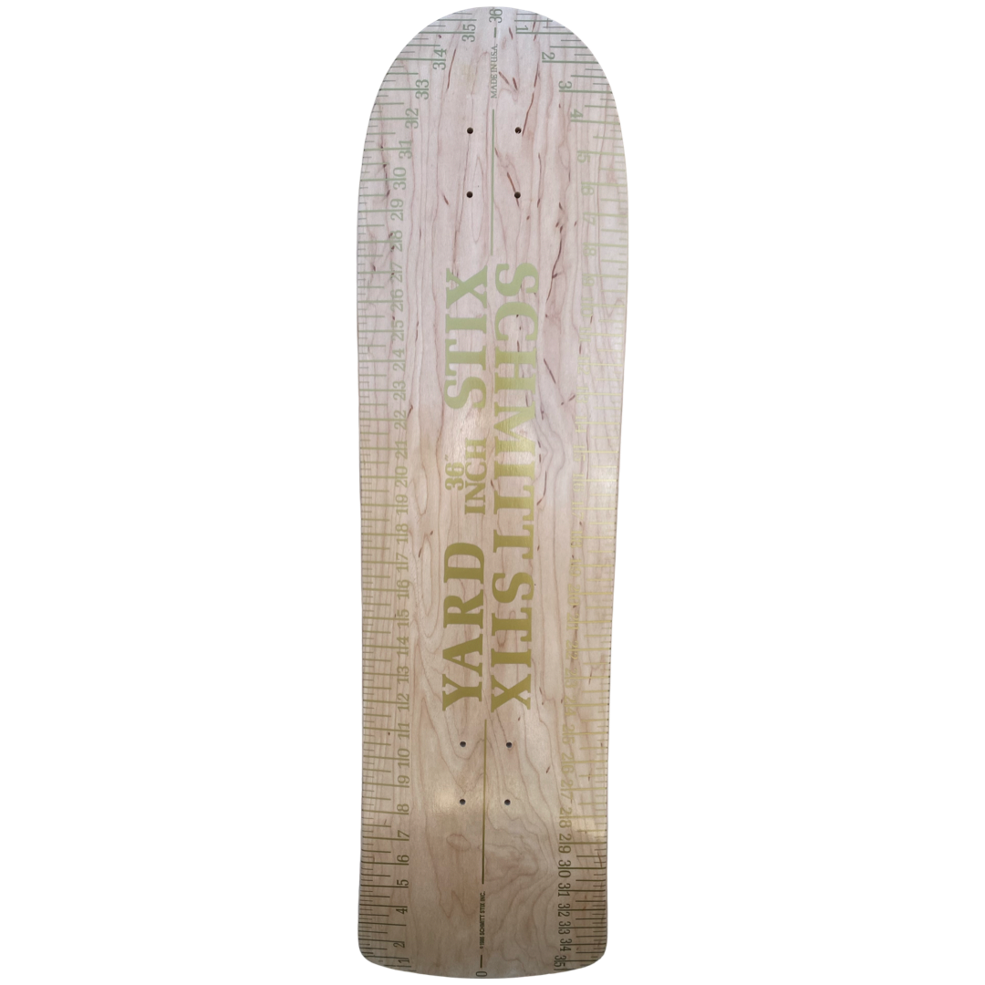 Schmitt Stix Yard Stick 9.625" x 36" Skateboard Deck