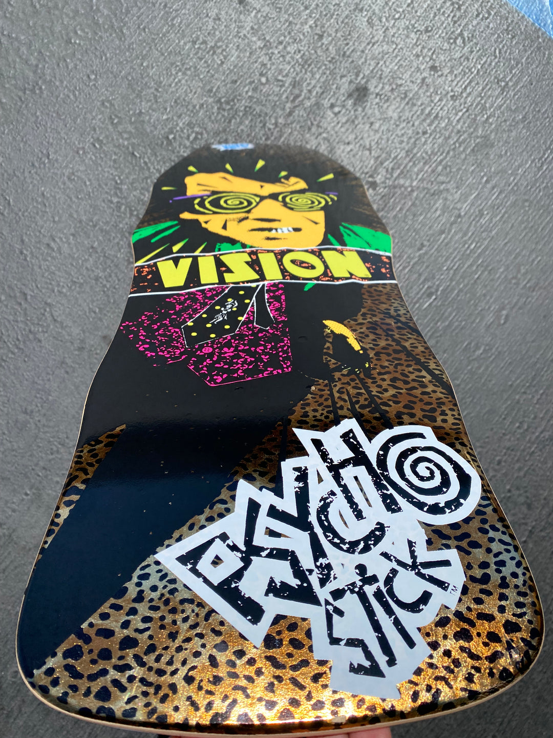 Vision Original Psycho Stick LTD Leopard Foil 10" Skateboard Deck