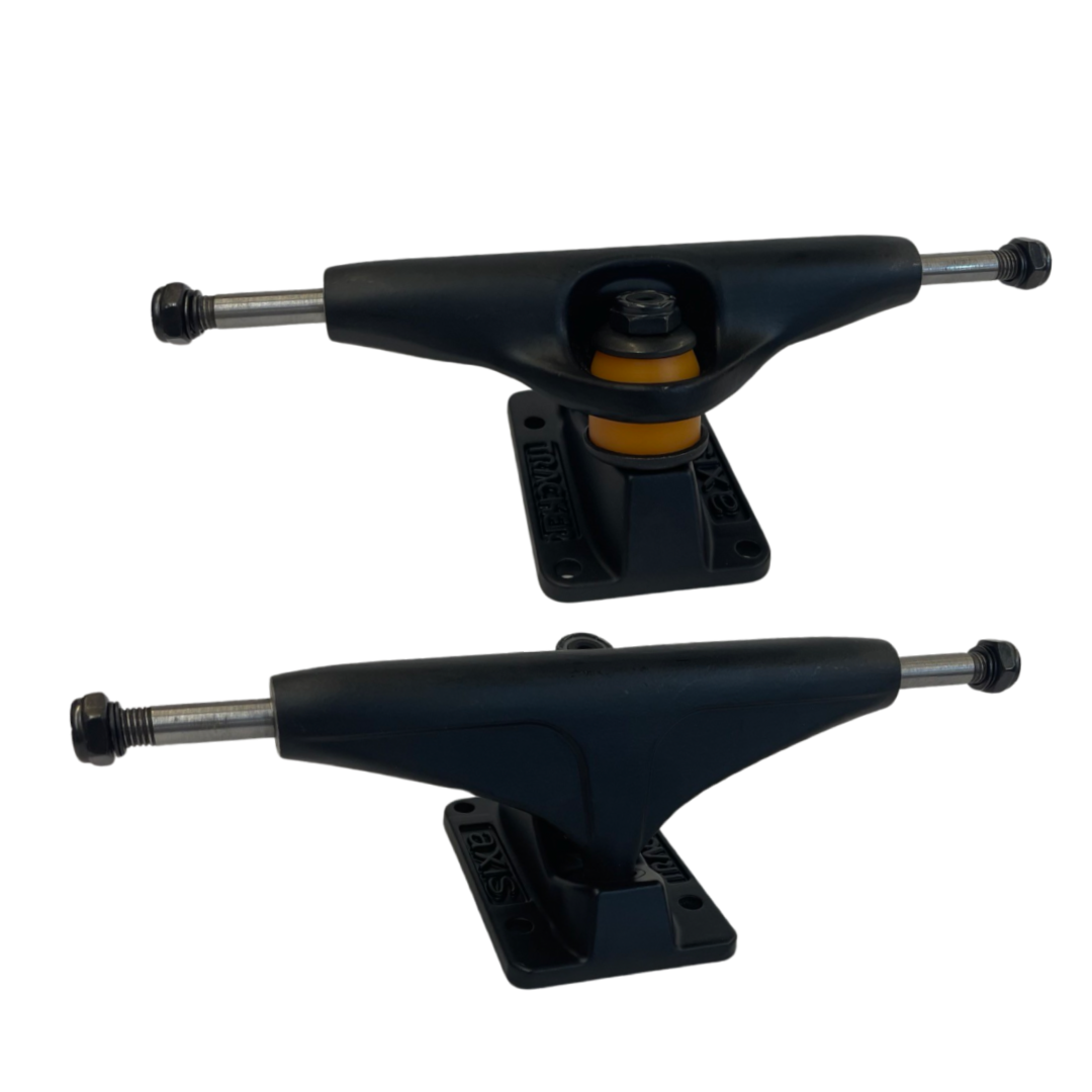 Tracker Axis Black 161mm Skateboard Trucks (Set of 2)