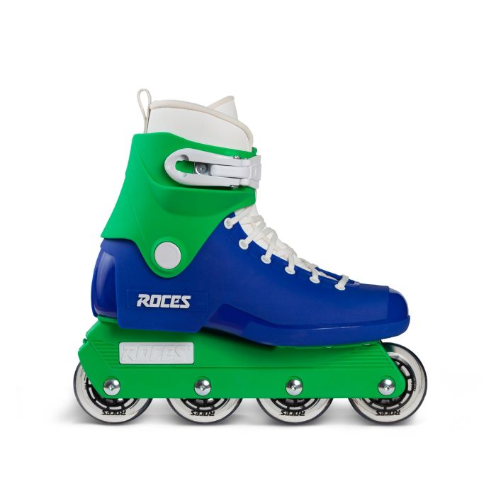 Roces 1992 Aggressive Inline Skates Complete - Electric Blue - Bow Shock Marketplace