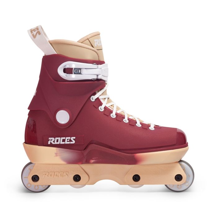 Roces M12 Lo Team Aggressive Inline Complete Skates - Pomegranate - Bow Shock Marketplace