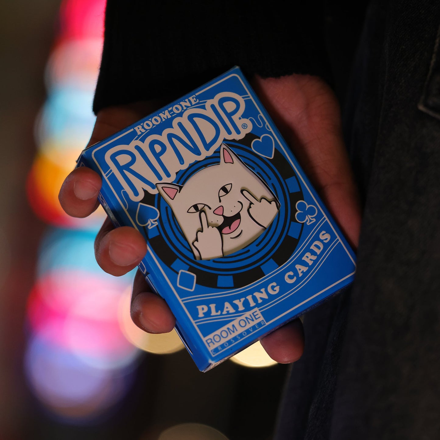 Room One x RIPNDIP Playing Cards (Blue Lord Nermal)