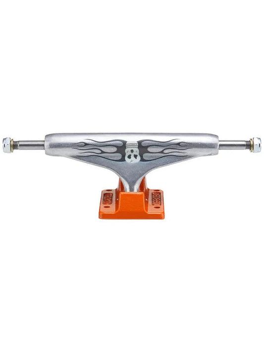 Independent Elijah Berle Skull Silver/Orange Standard Truck