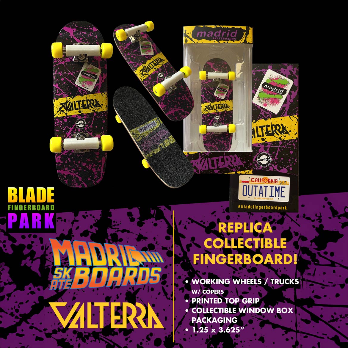 Valterra x Madrid Marty 40TH ANNIVERSARY COMPLETE FINGERBOARD