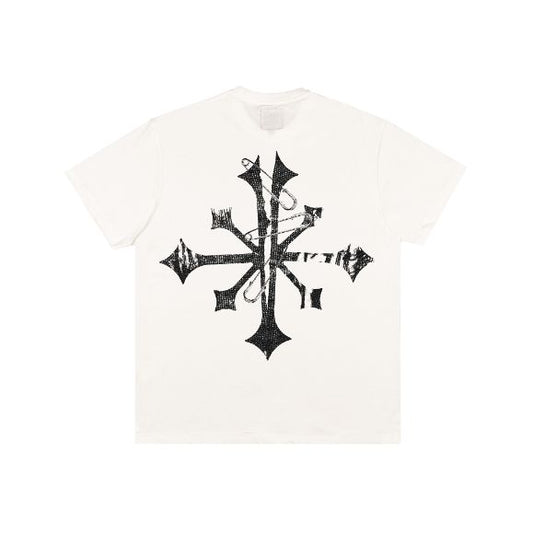 Disorder Safety Pin White S/s Shirt