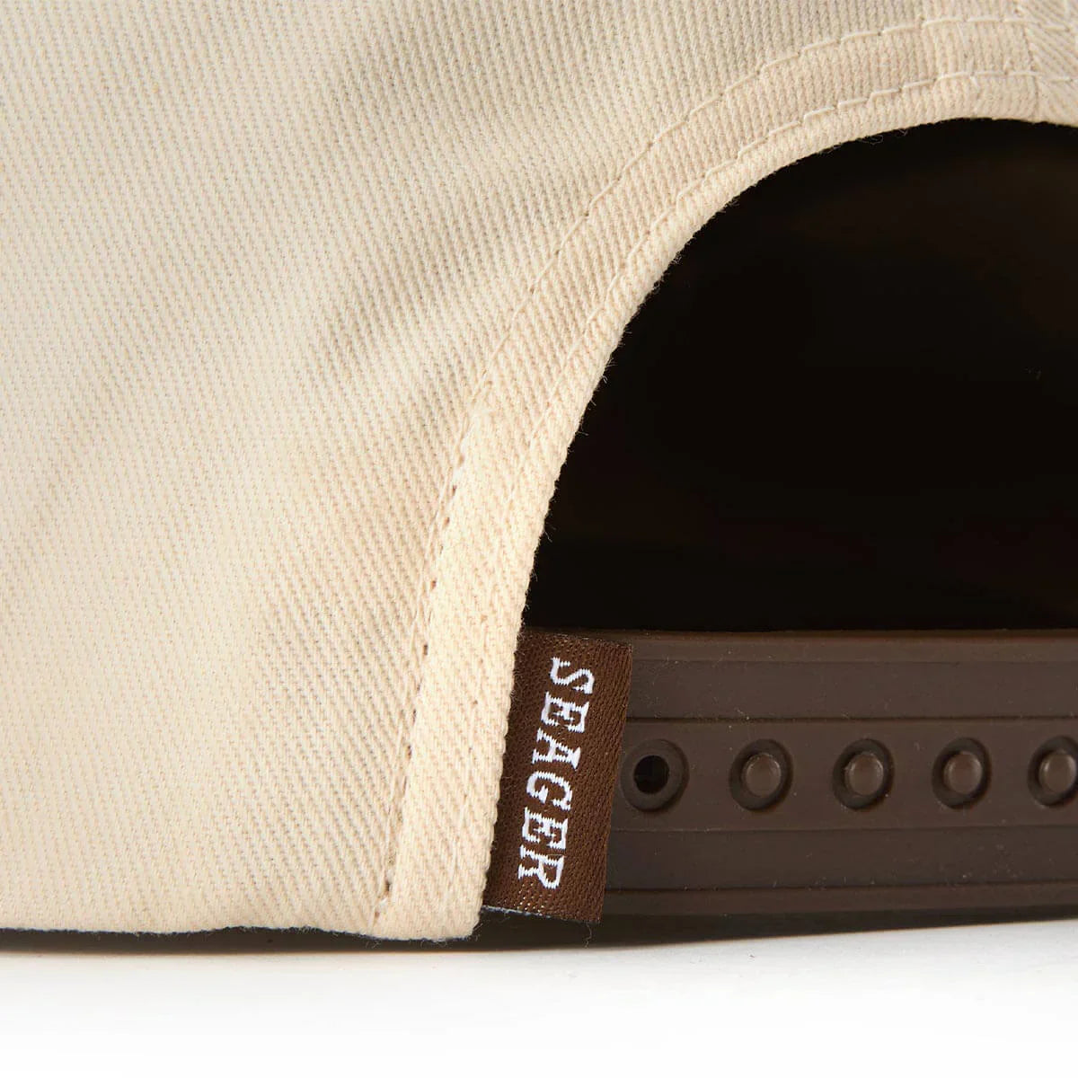 Seager Los Rios Canvas Cream/Brown Snapback Hat