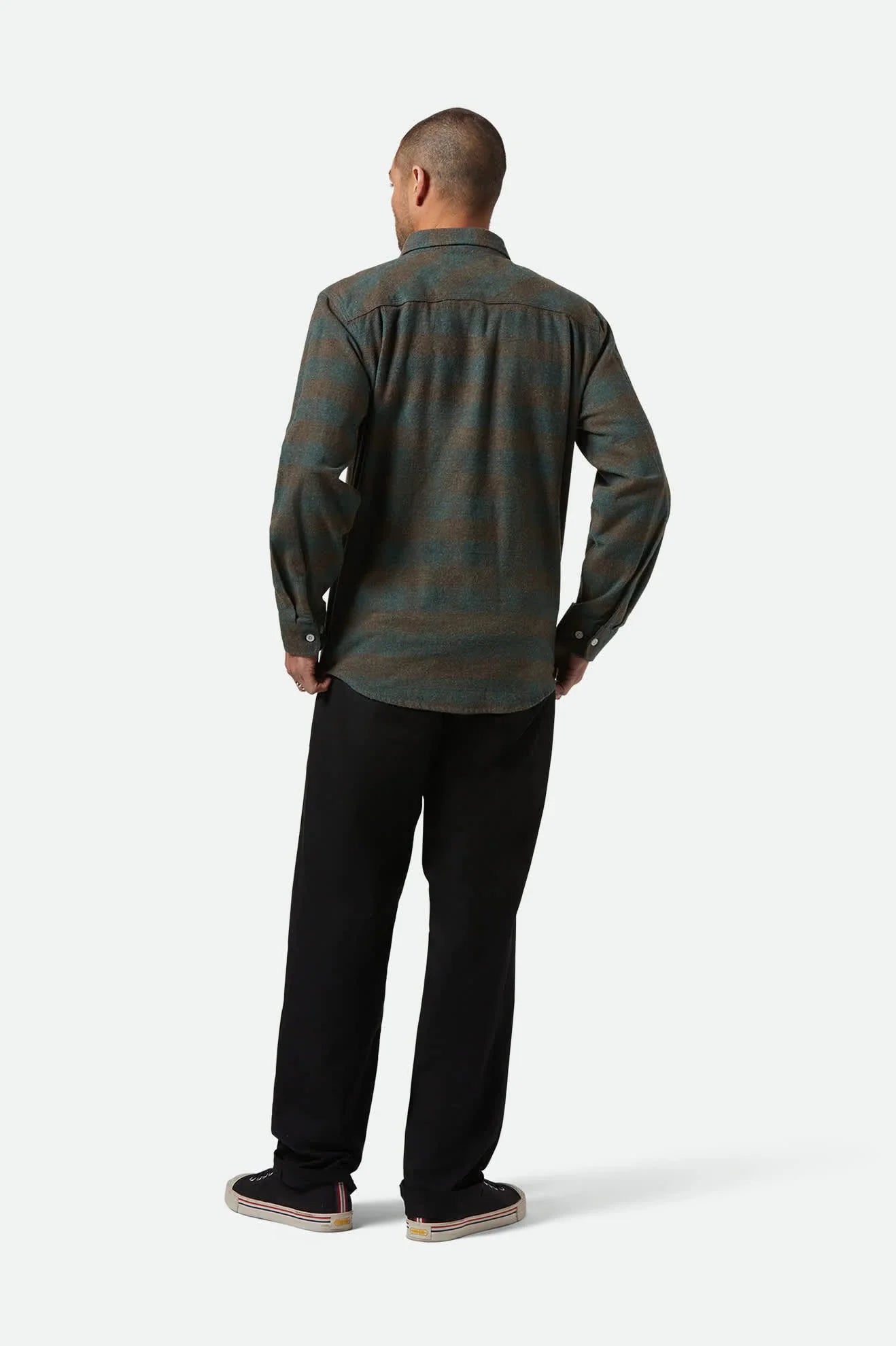 Brixton Bowery Ocean L/s Flannel Shirt