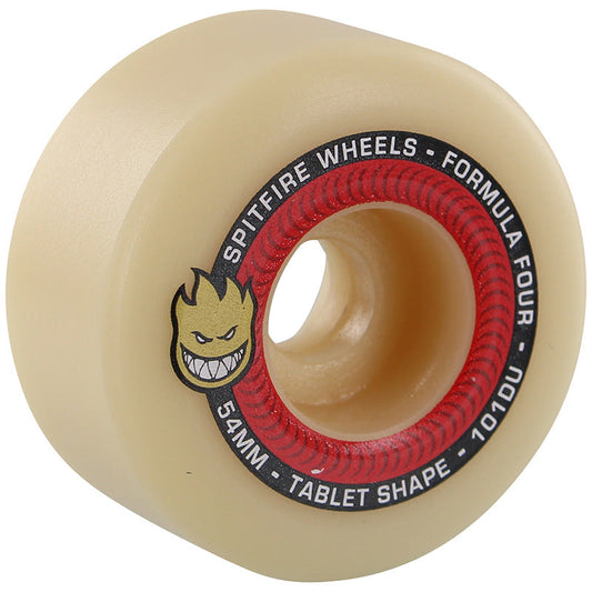 Spitfire Wheels F4 Tablet 54mm 101a - Red (Set of 4)