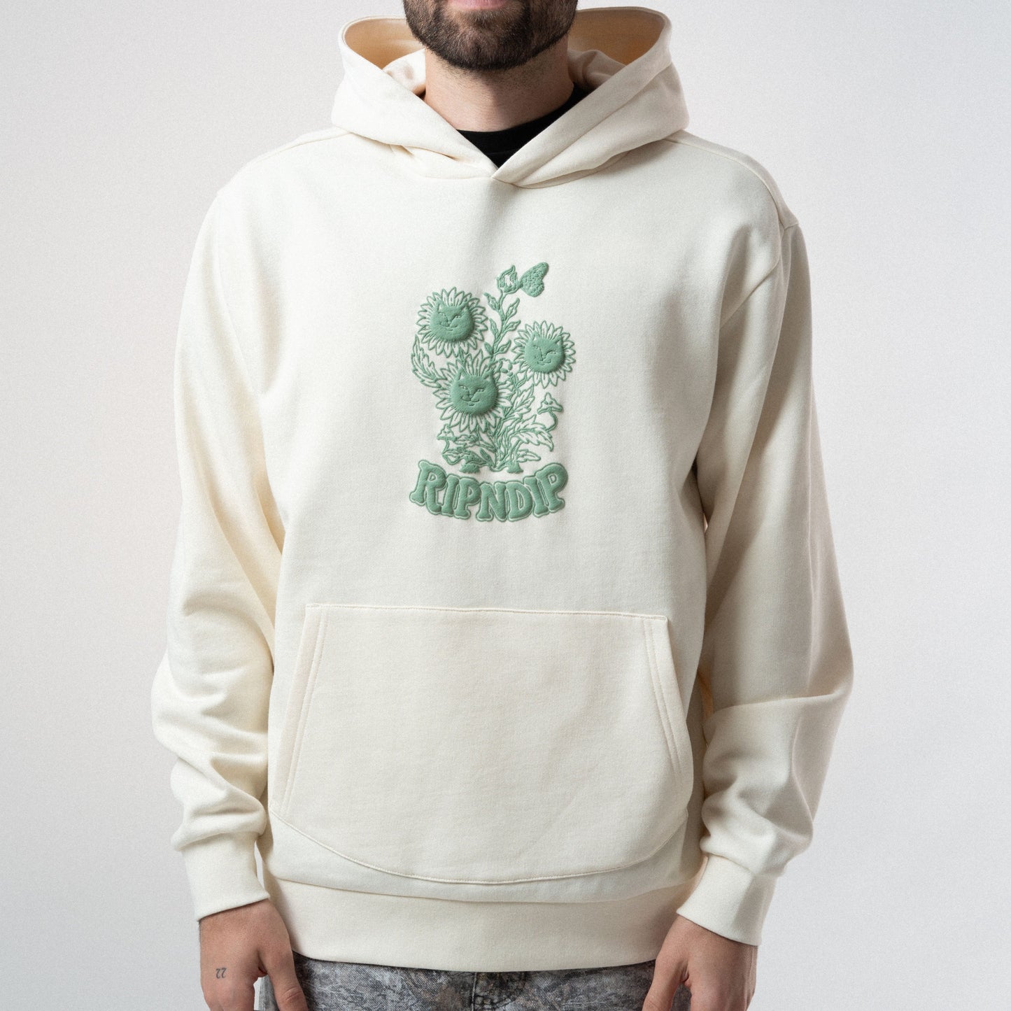 Where The Flowers Bloom Hoodie (Bone)