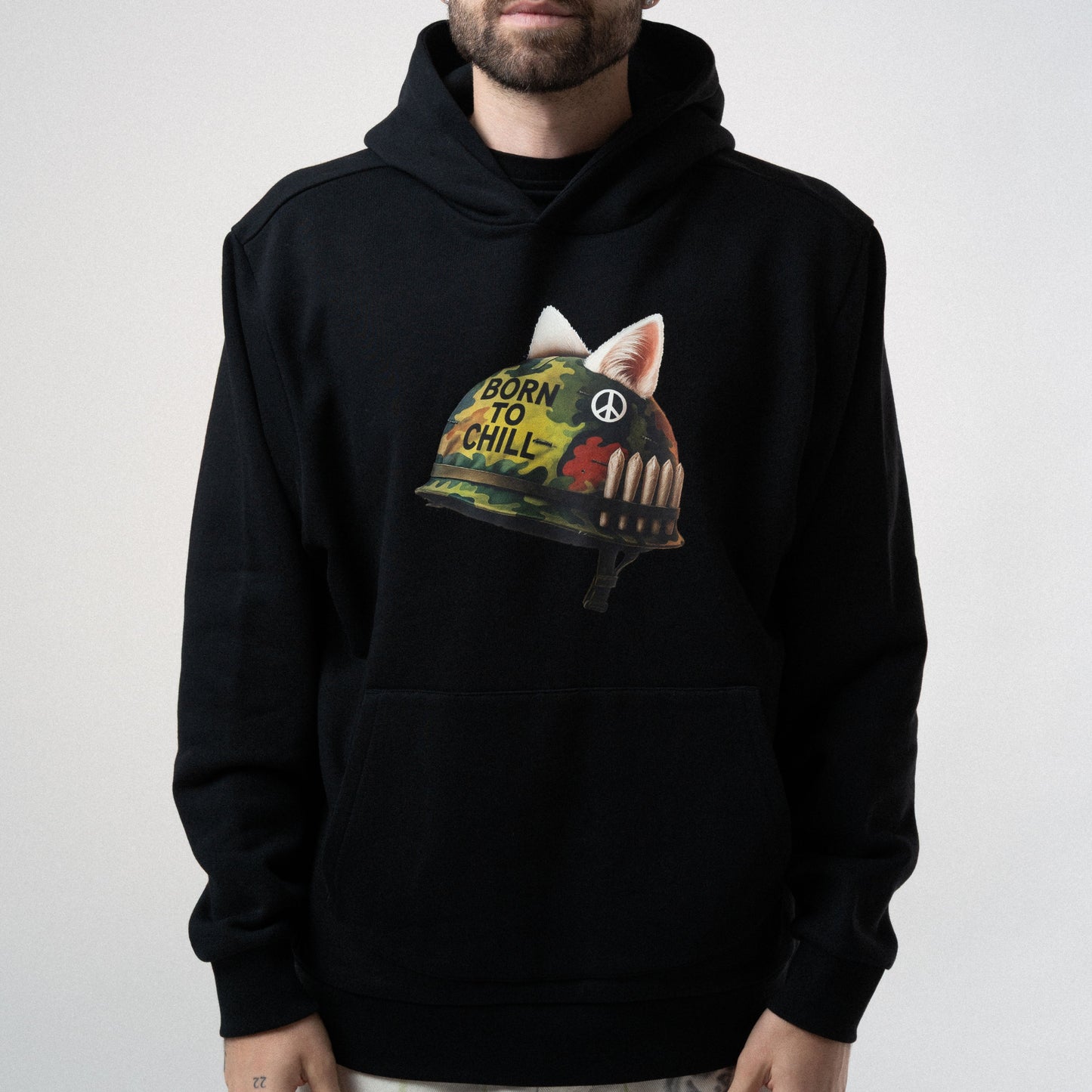 Born To Chill Hoodie (Black)