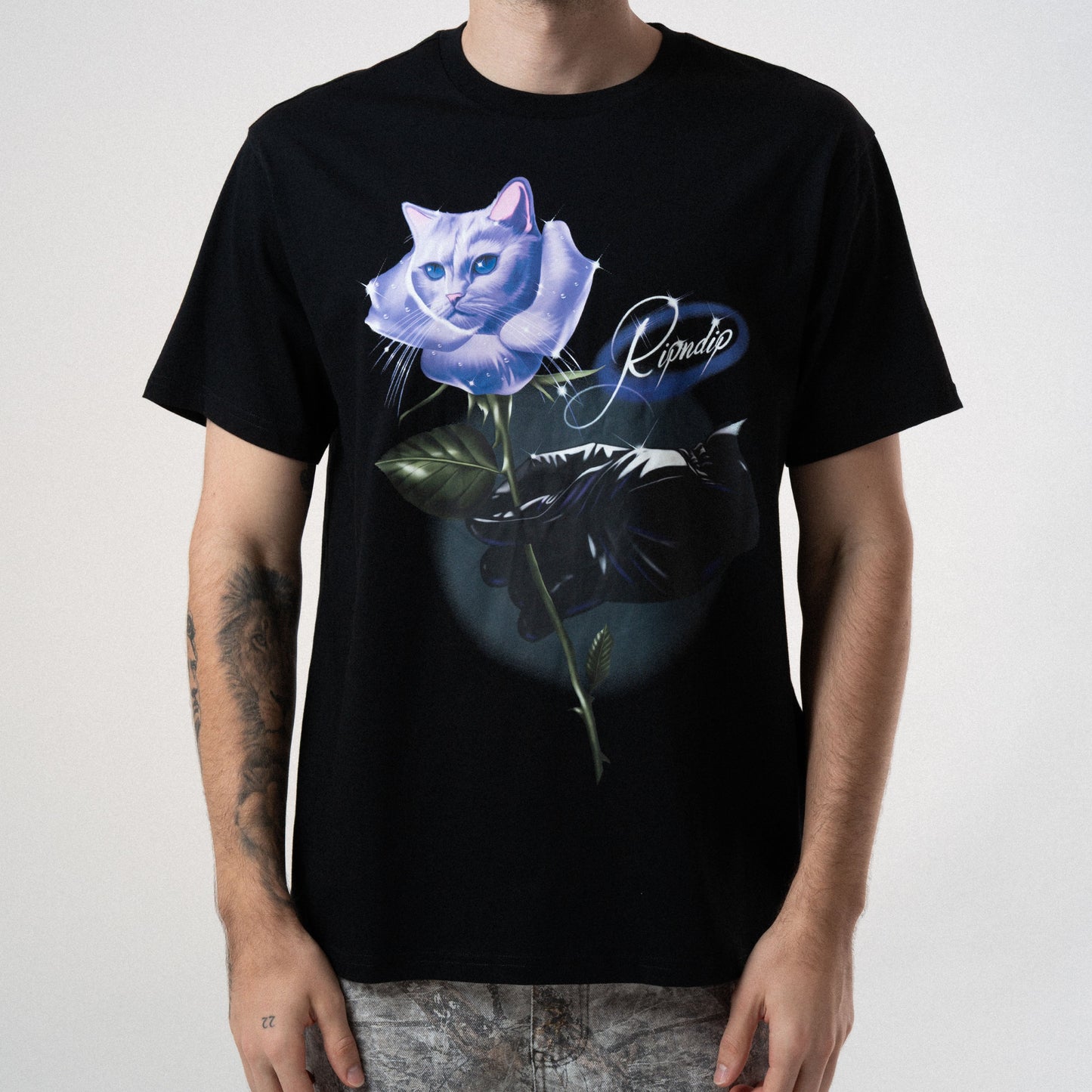 Rose Tee (Black)