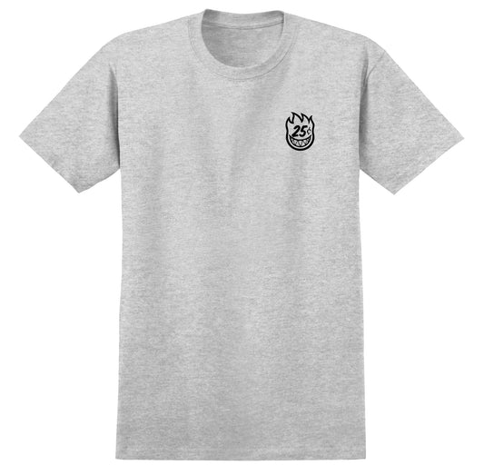 Spitfire X QS Snackman Tee - Heather Grey/Black - Bow Shock Marketplace