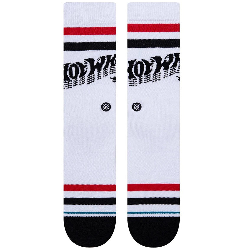 Stance Hot Wheels Fade Kids Crew Socks - White - Bow Shock Marketplace