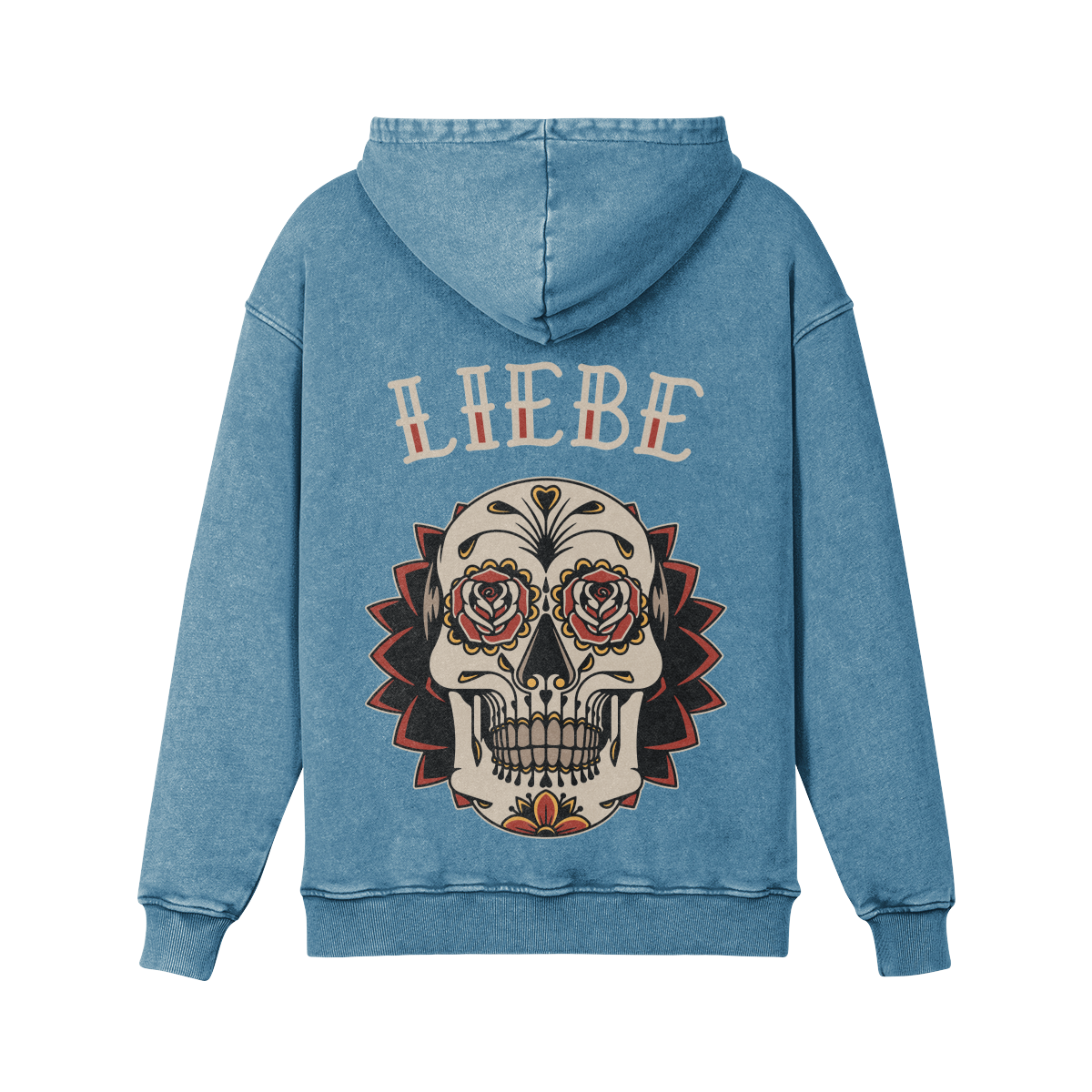 Liebe Calavera Rosa Hoodie