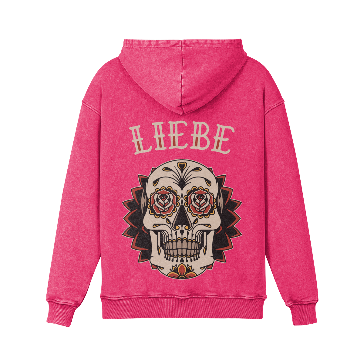 Liebe Calavera Rosa Hoodie