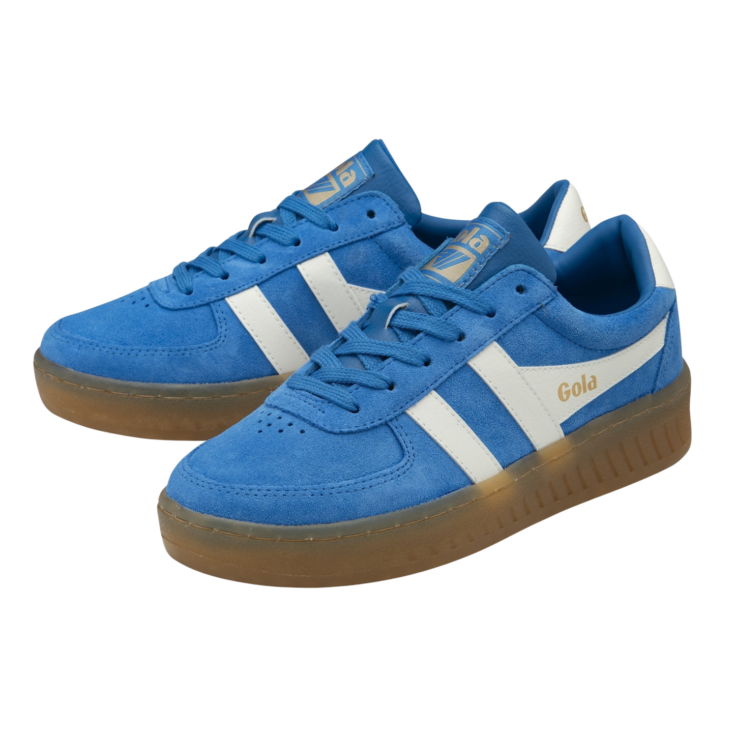 Gola Classics Women's Grandslam Suede Sneakers - Pacific/Off White/Gum