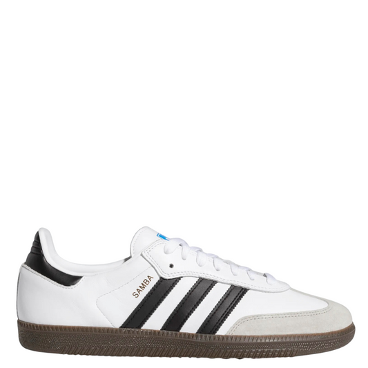 Adidas Skateboarding Samba ADV Skate Shoe - White/Black/Gum