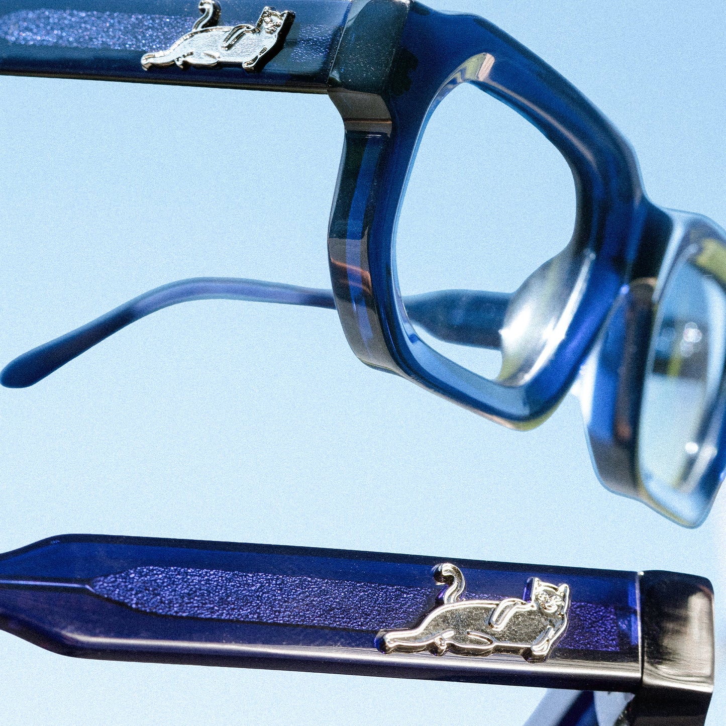 Castanza Sunglasses (Navy / Light Blue)