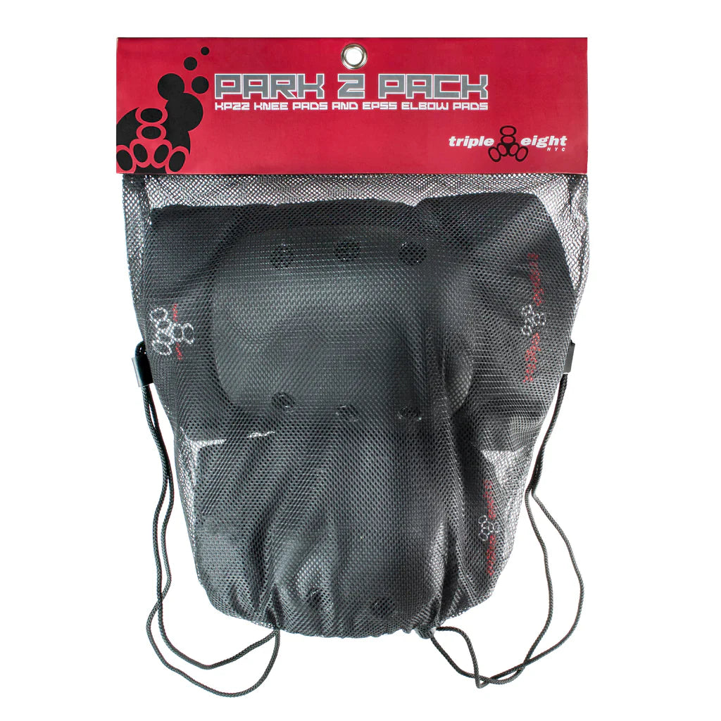 Triple Eight Park 2-PACK Elbow Pads / Knee Pads - Bow Shock Marketplace