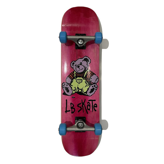 Long Beach Skate Co Kare Bear Assorted Stain Skateboard Complete