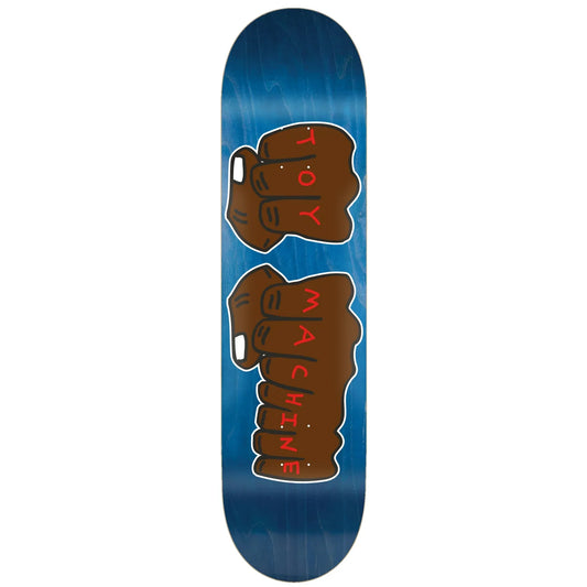 Toy Machine Black Fists 8.25" Assorted Stain Skateboard Deck