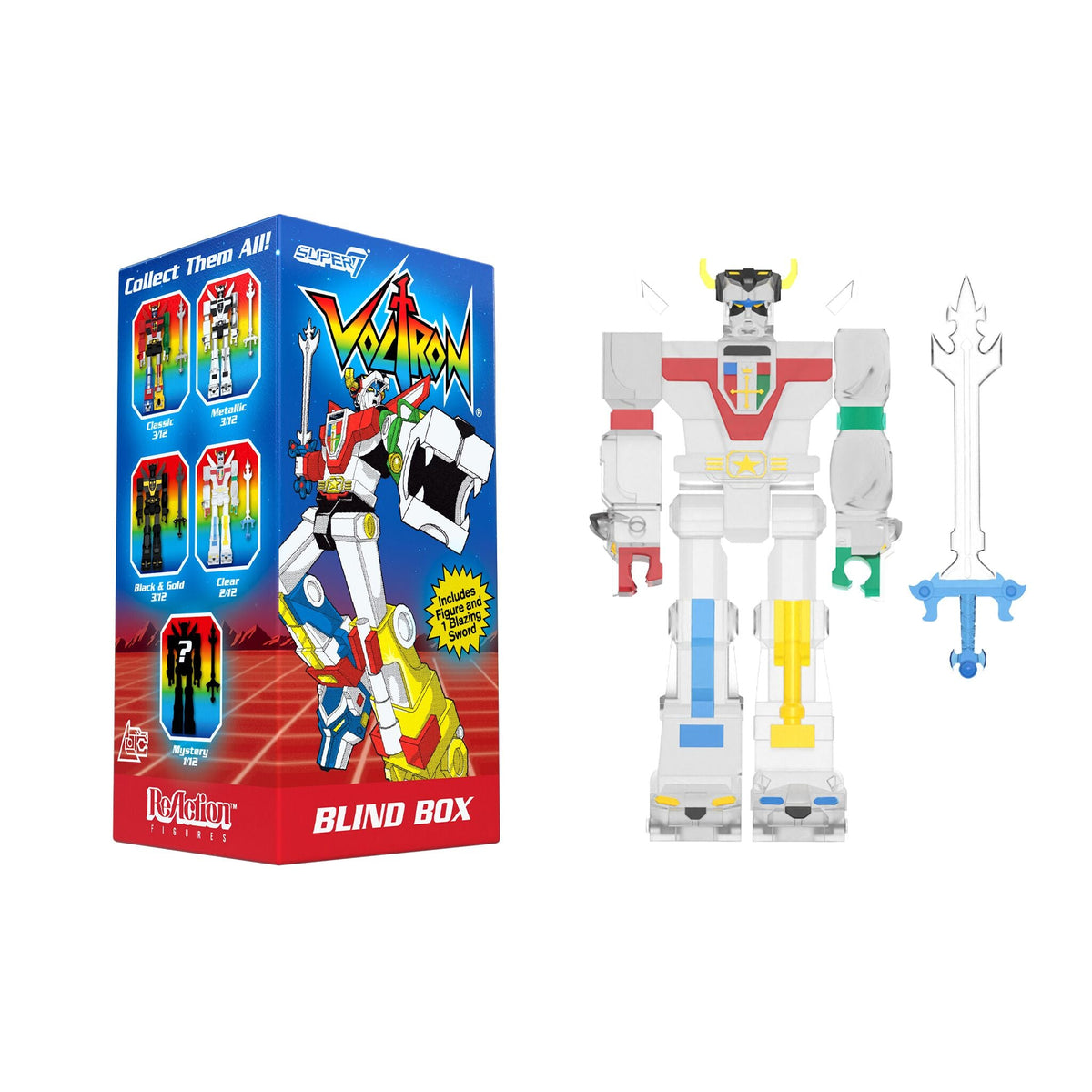 Super7 X Voltron Wave 1 - Blind Box Flat (12 Individual Boxes)