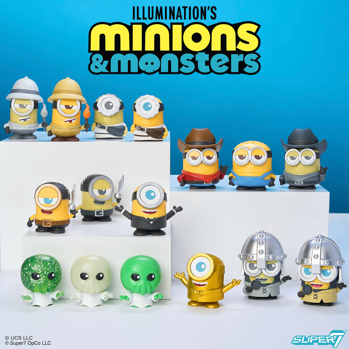 Super7 X Minions & Monsters FUN! FUN! - Blind Box Flat (Box of 9)