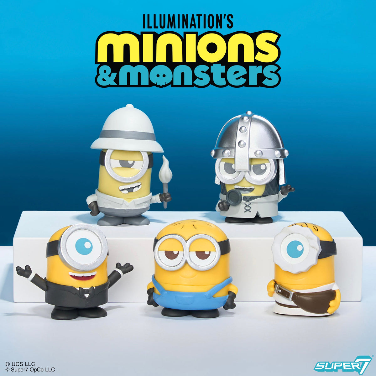Super7 X Minions & Monsters FUN! FUN! MINI - Wave 01 - Individual Blind Box Toy