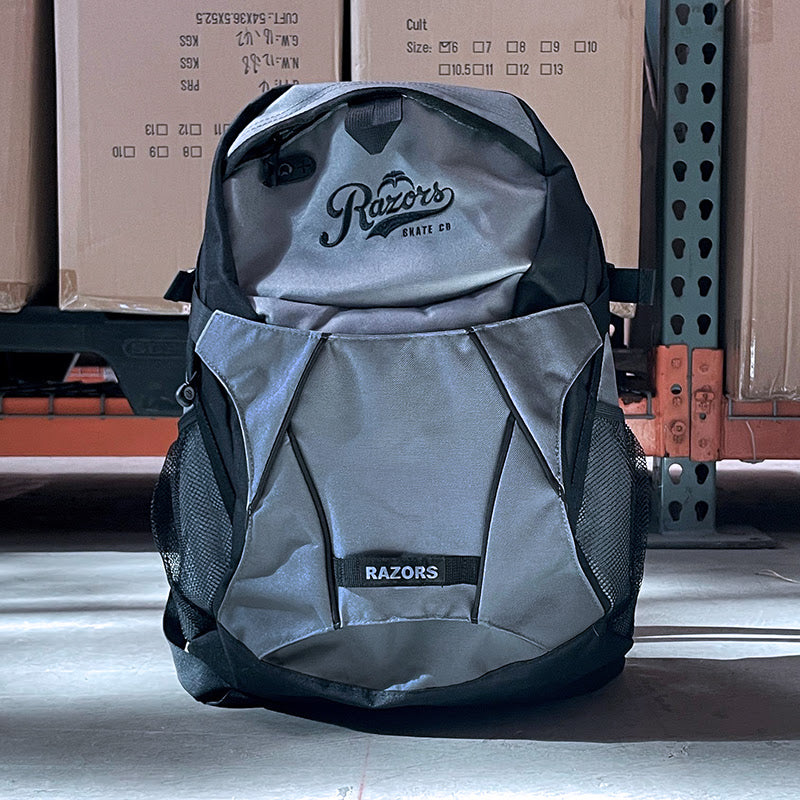Razors Humble Skate Backpack - Grey - Bow Shock Marketplace