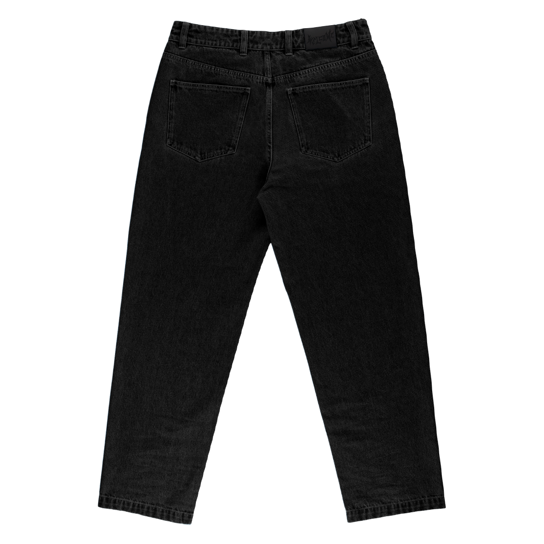 Welcome Immortal Washed Black Denim Pants - Bow Shock Marketplace