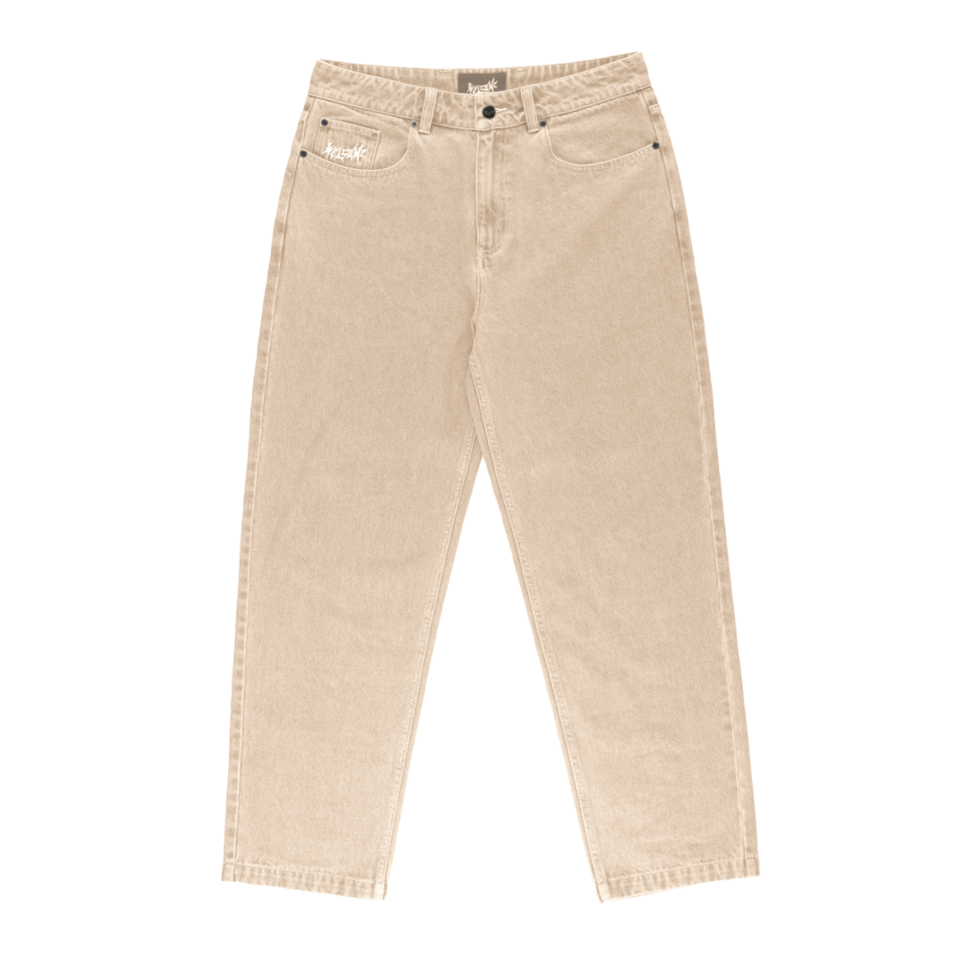 Welcome Immortal Natural Denim Pants - Bow Shock Marketplace