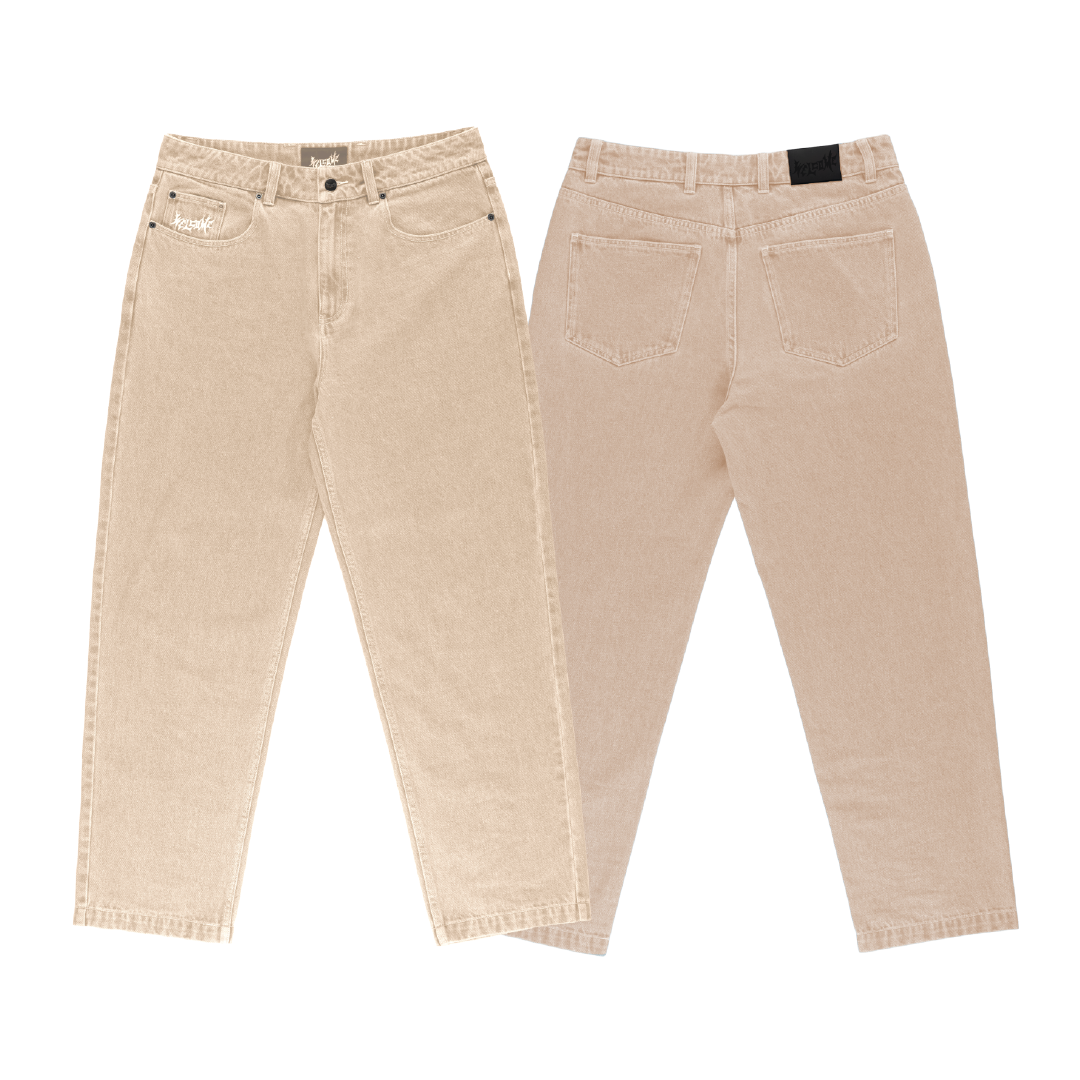 Welcome Immortal Natural Denim Pants - Bow Shock Marketplace