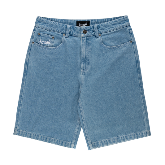 Welcome Linger Baggy Denim Short - Bow Shock Marketplace