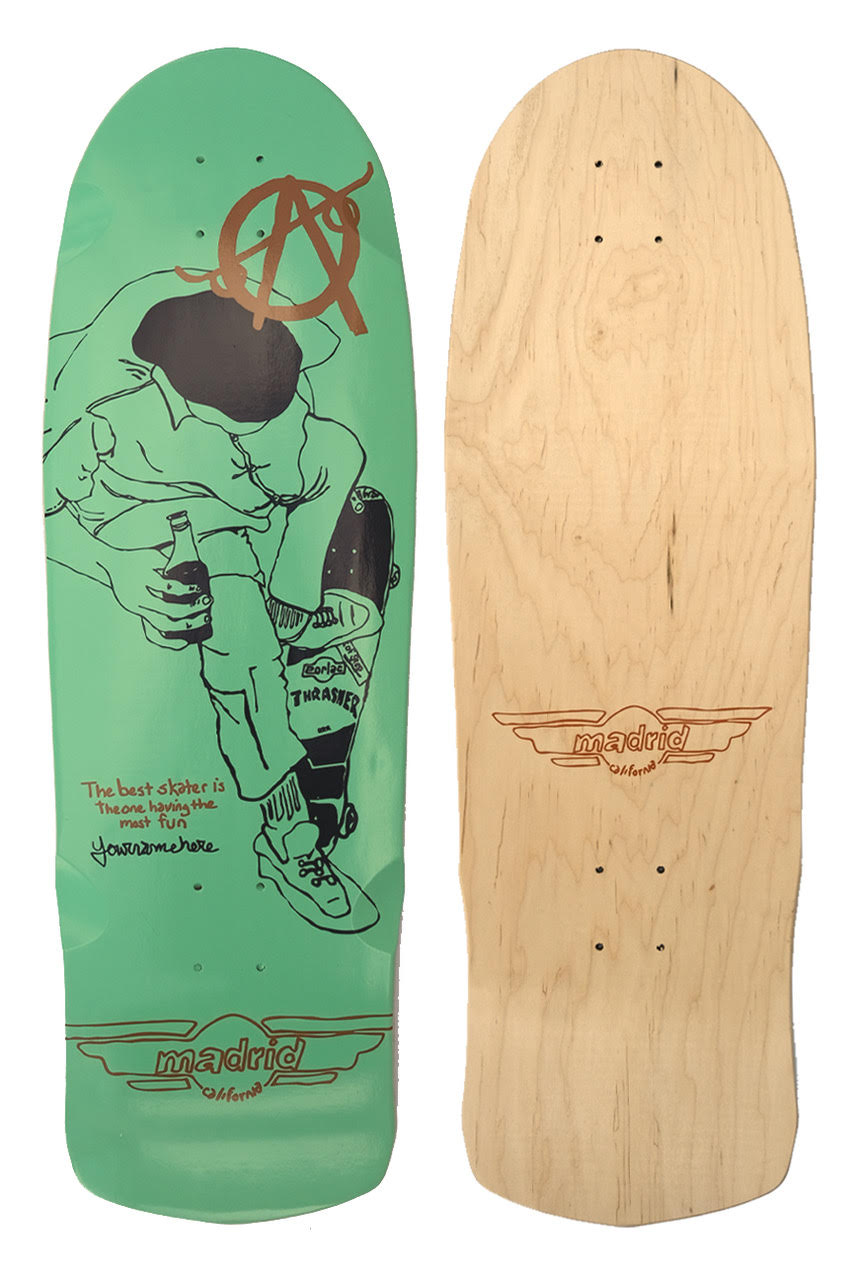 Madrid x Tim Kerr OS Shape LTD of 250 Skateboard Deck - Bow Shock Marketplace