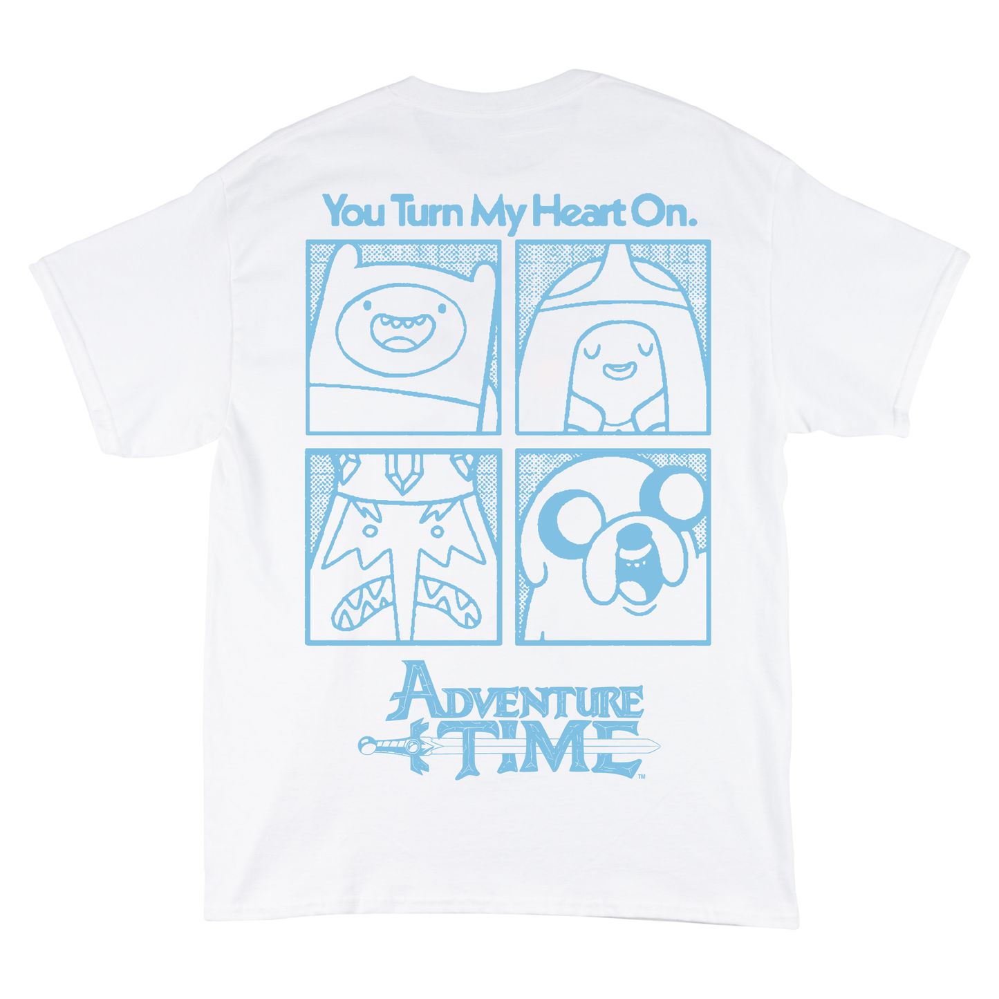 ADVENTURE TIME X WELCOME - HEART ON TEE