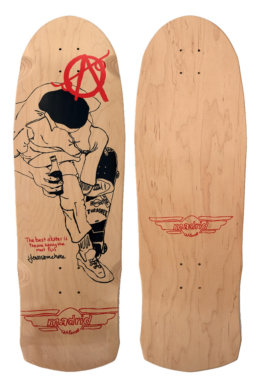 Madrid x Tim Kerr OS Shape LTD of 250 Skateboard Deck - Bow Shock Marketplace