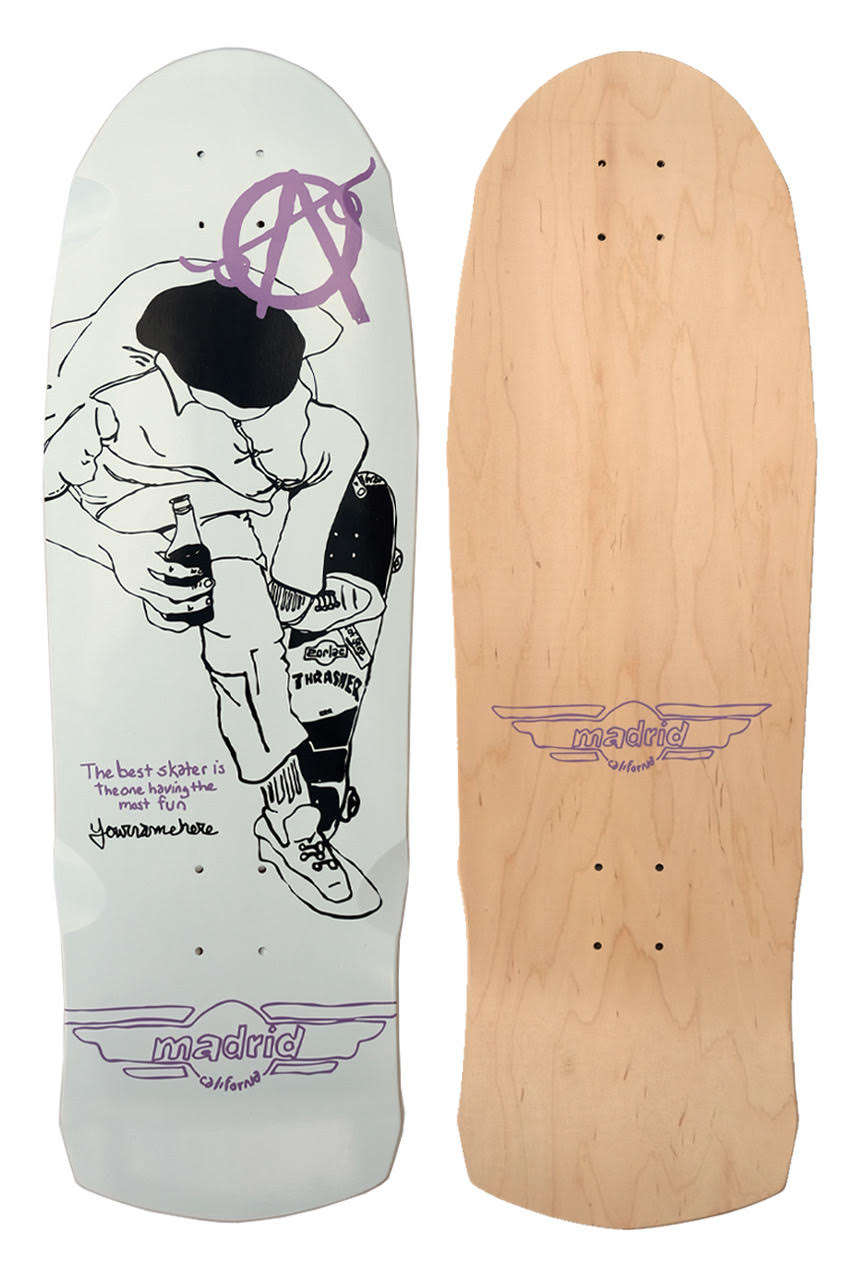 Madrid x Tim Kerr OS Shape LTD of 250 Skateboard Deck - Bow Shock Marketplace
