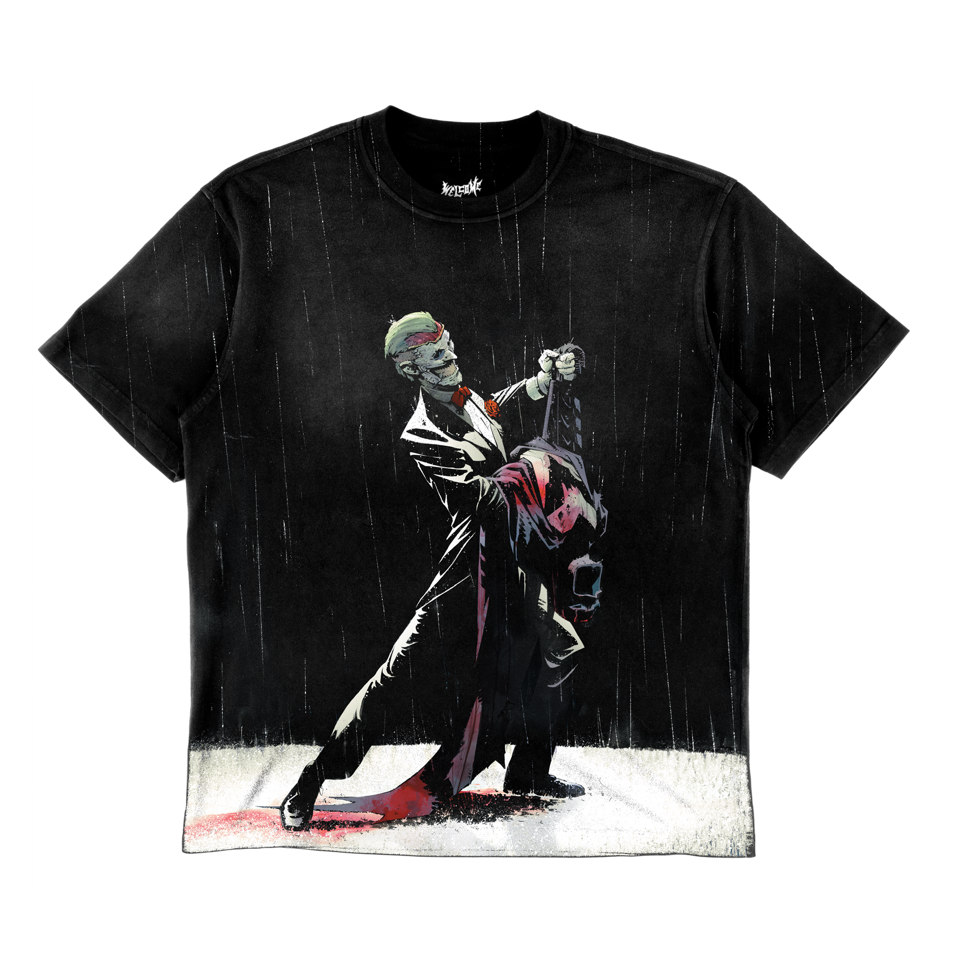 WELCOME x BATMAN RAIN DANCE T-SHIRT - Bow Shock Marketplace