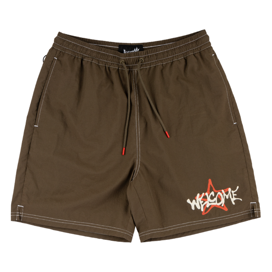 Welcome Sirius Nylon Shorts - Bow Shock Marketplace