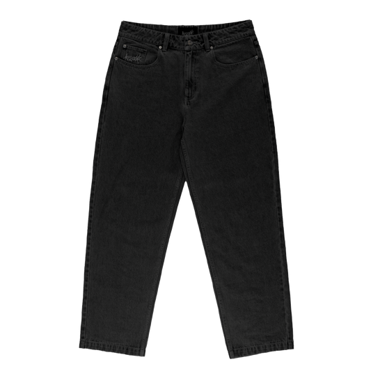 Welcome Immortal Washed Black Denim Pants - Bow Shock Marketplace
