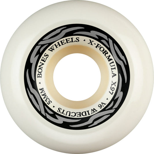 Bones Wheels X-Formula XF V6 Wide-Cut 53mm 97A Skateboard Wheels