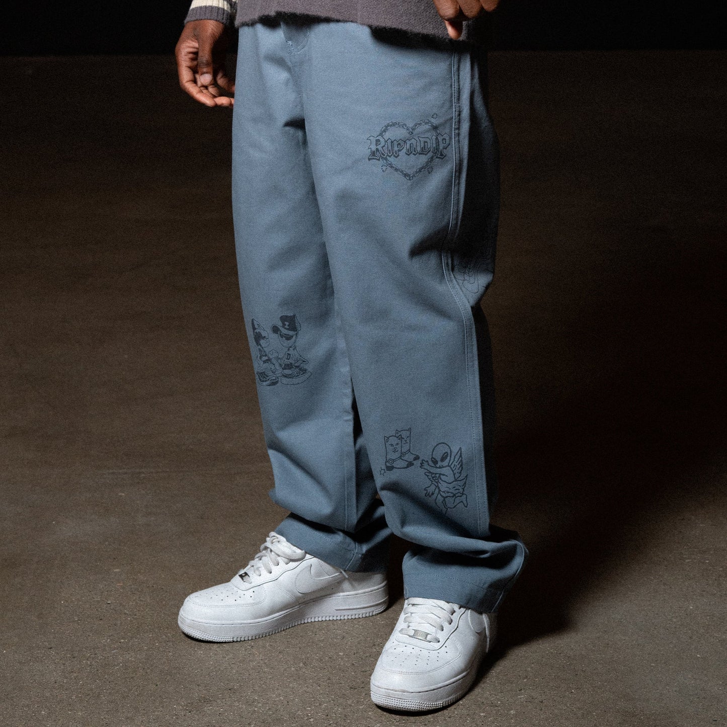 Westside Wide Fit Pants (Slate)