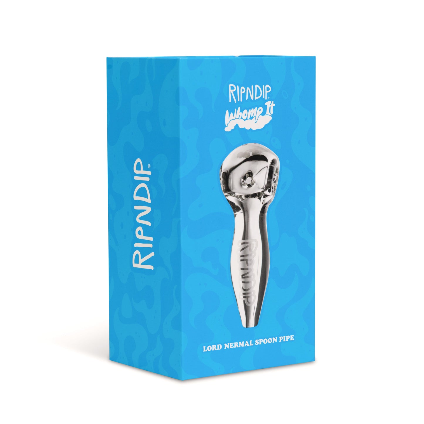 Whomp It x Ripndip Lord Nermal Spoon Pipe (Clear)