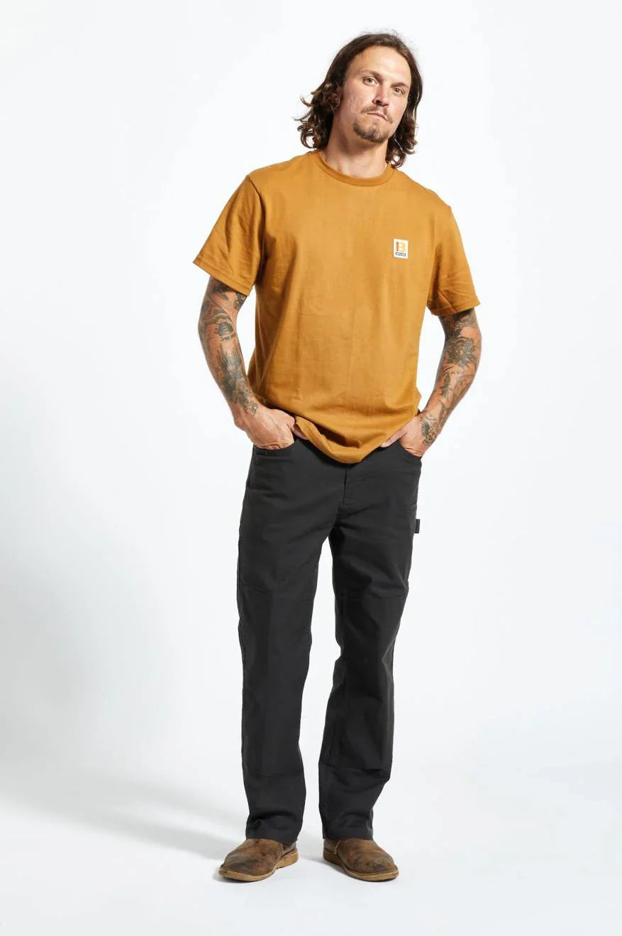 Brixton Builders Carpenter Washed Black Pants