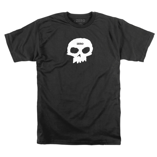 Zero Single Skull Black/White S/s Shirt - Bow Shock Marketplace