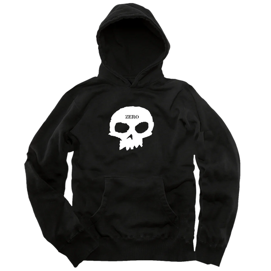 Zero Single Skull Black/White Hooded Sweatshirt