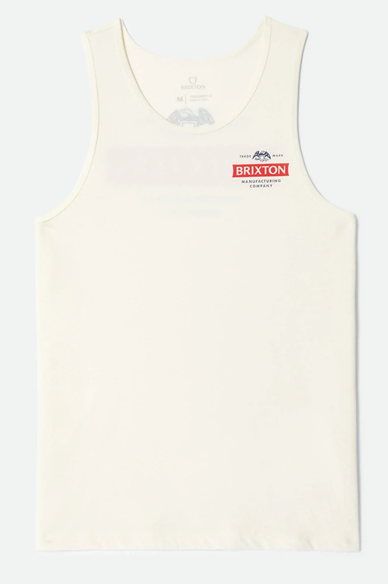 Brixton Pinnacle Off White Tank Top